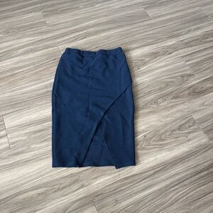 Elegant Navy Blue Women's Skirt